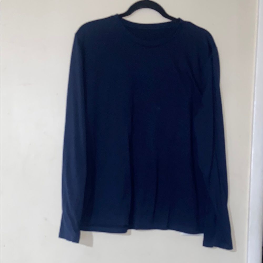 Women’s Classic Navy Blue Long Sleeve Top Size 2XL